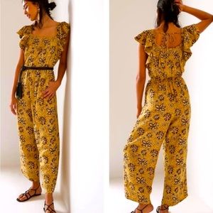 Anthropologie Kopal Maya Jumpsuit size Large NWT